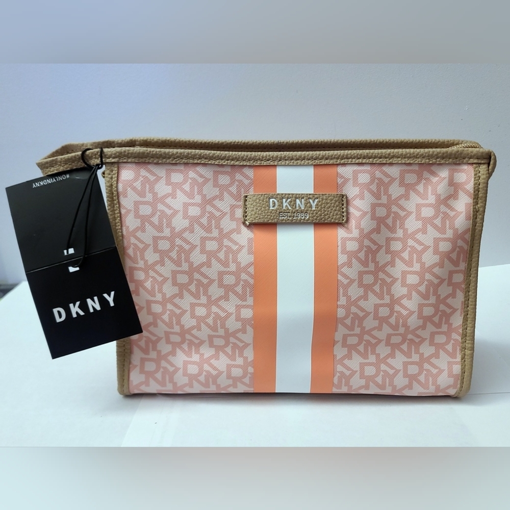 BNWT - DKNY - Toiletry Cosmetics Makeup Pouch Bag
